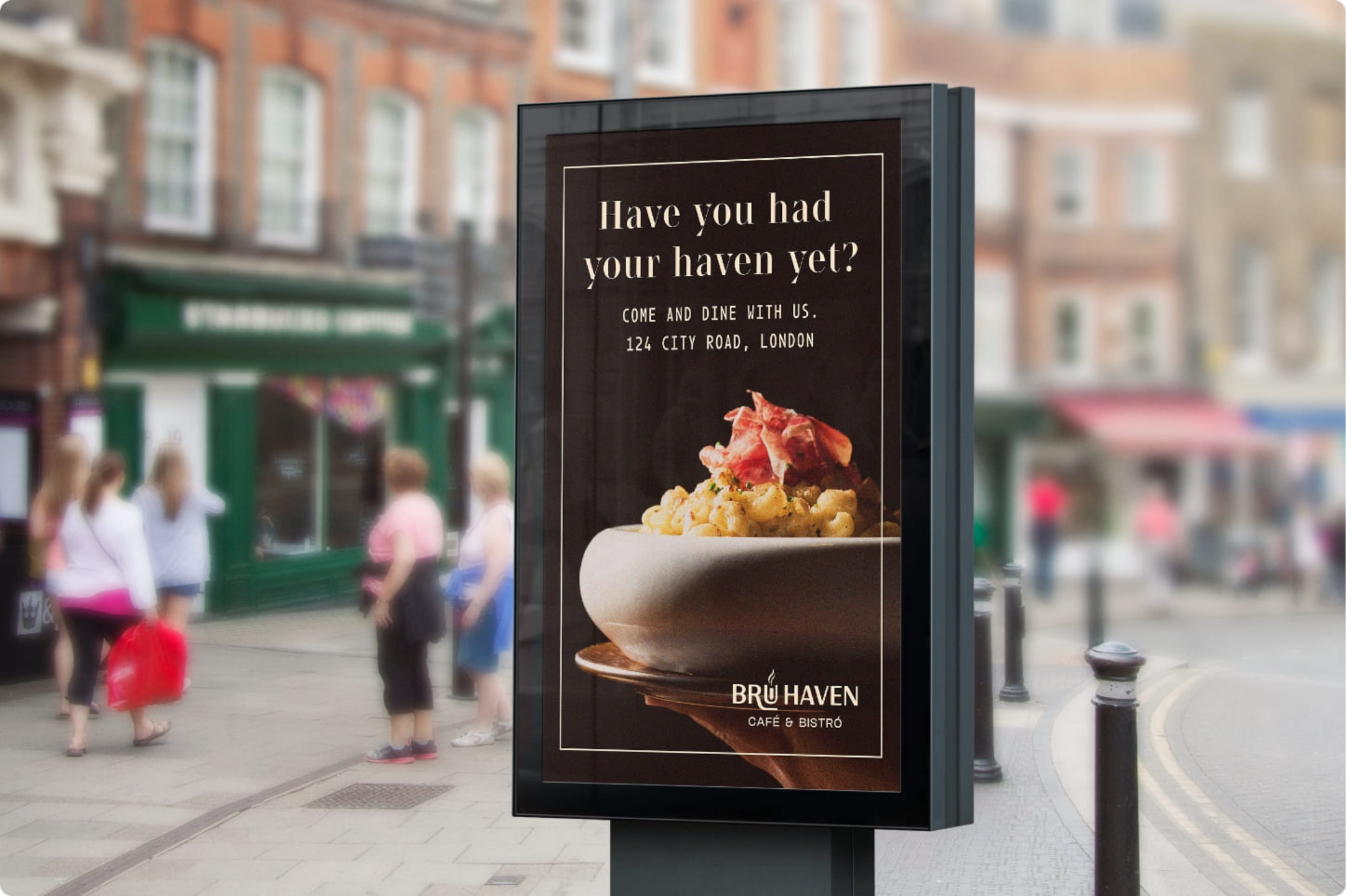 Bus Stop Advert Design