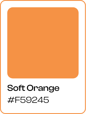 Color swatch: Soft Orange (#F59245)