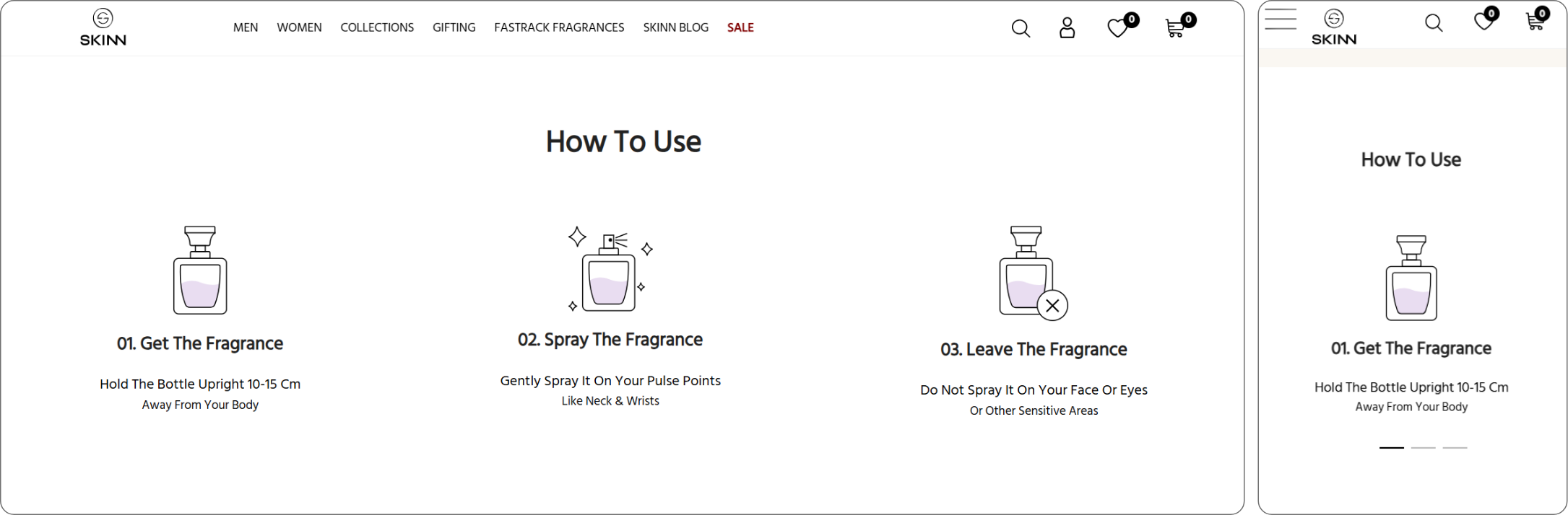 Live How to Use section on desktop and mobile.